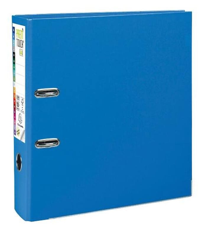 Exacompta 10x Prem'Touch® PP Ordner met hefboom - Rug 80mm - A4 maxi - Blauw - 53342E