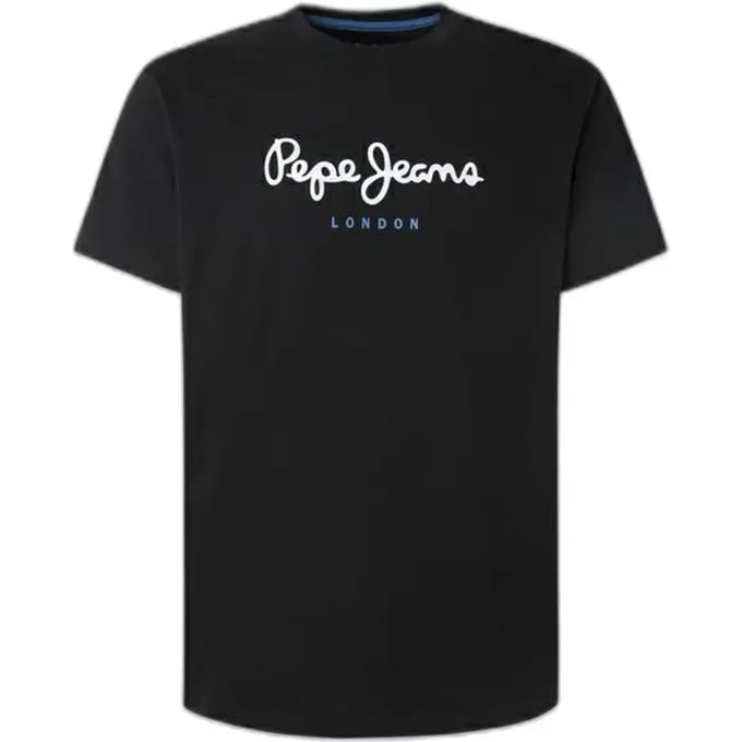 Crew Neck Short Sleeve Tee - Black T-Shirts