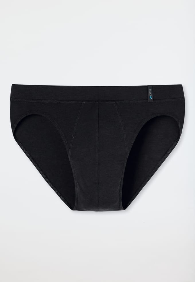 Schiesser Long Life Soft Rio Heren Slip - blauwZwart - Maat S