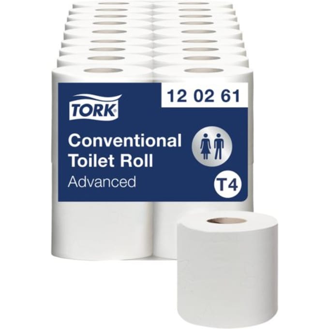 Toiletpapier Tork T4 Advanced 2-laags 493 vel wit 120261