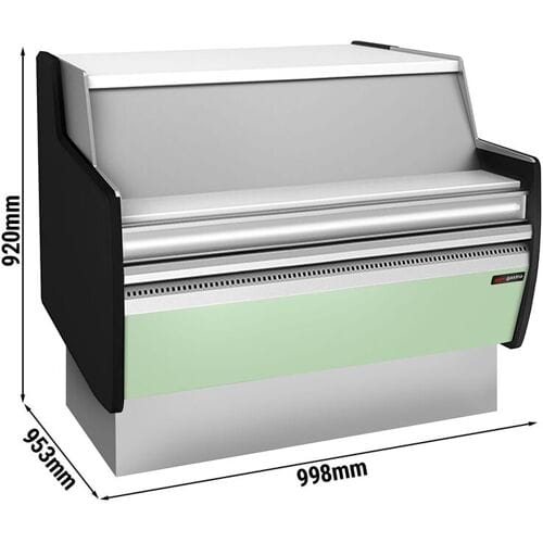 GGM Gastro Kassentisch - 990mm - Frontblende Hellgrün