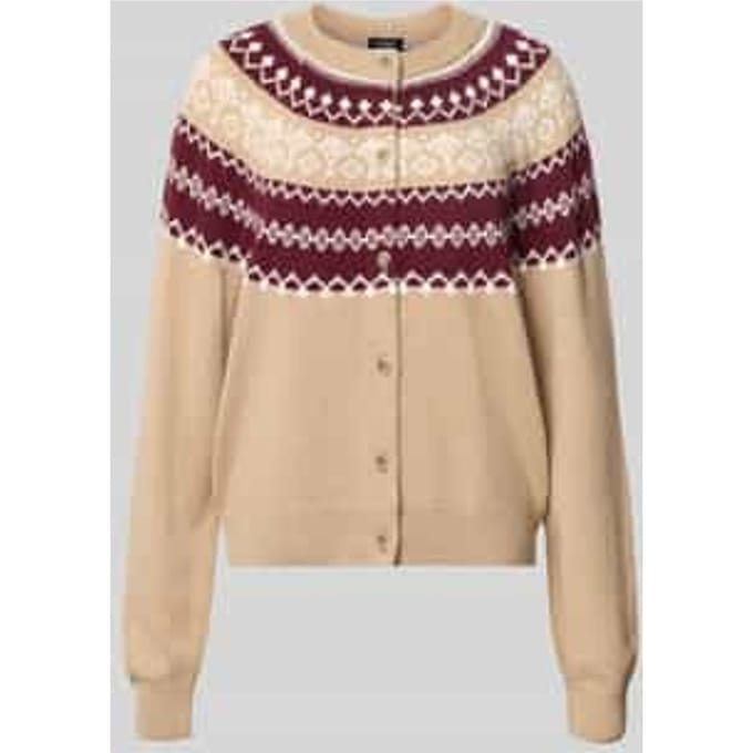 Gebreid cardigan met kasjmier, model 'KLODA'