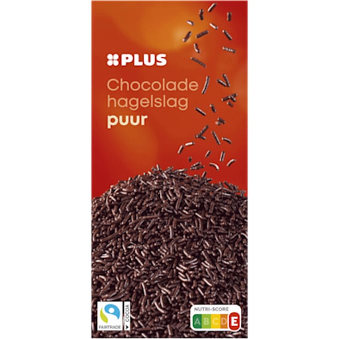 Chocoladehagel puur Fairtrade