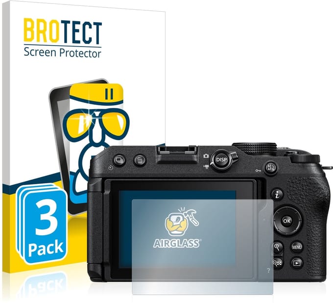 Screenprotector 3 Stuks voor Nikon Z 30 Beschermglas transparant
