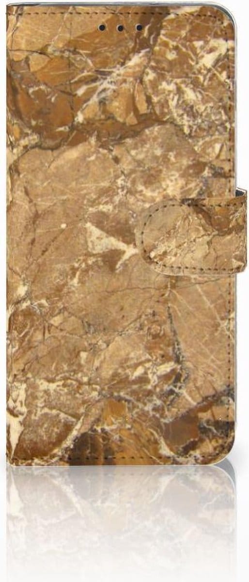 Samsung Galaxy S10 Plus Bookcase Marmer Creme