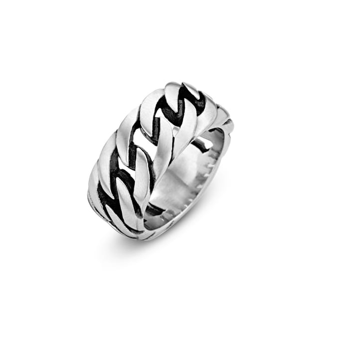 Frank 1967 Steel 7FR-0001-63 Stalen heren ring - Maat 63 - Zilverkleurig