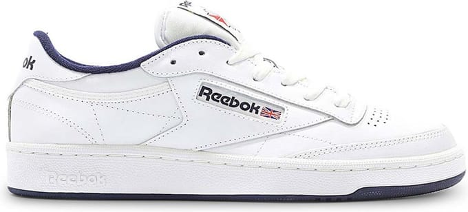 Reebok CLUB C 85 INT-WHITE/NAVY Unisex Sneakers - Wit