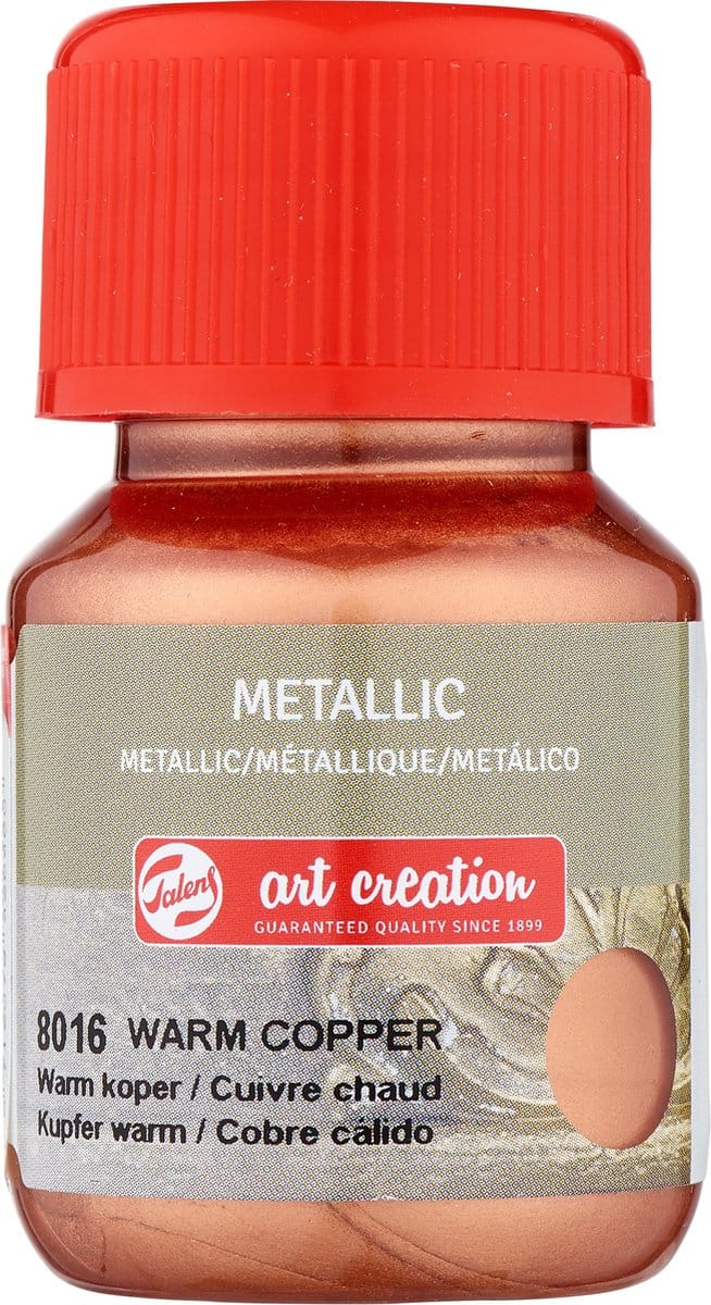 Metallic Verf - 8016 Warm Koper - Art Creation - 30 ml