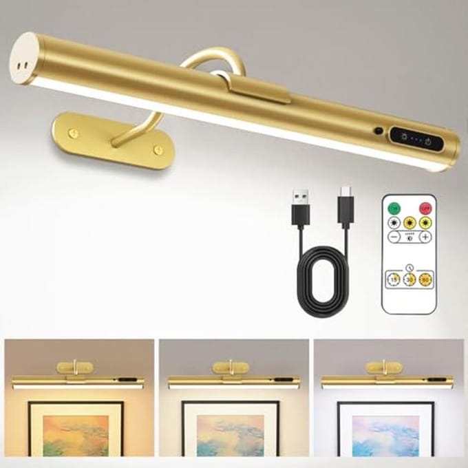 Draadloze oplaadbare LED-wandlamp met afstandsbediening - 4000 mAh