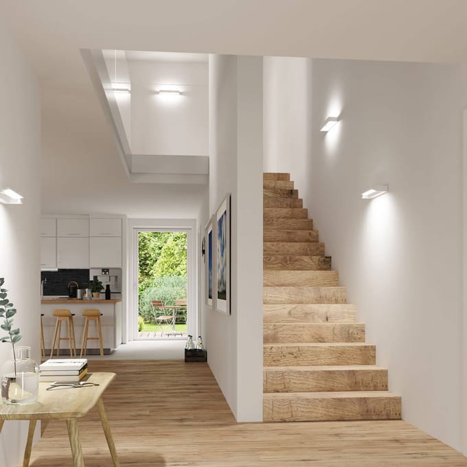 Selection Bathroom LED-wandlamp 3-Step-Dim Lucille IP44 2700K 1000lm 230V 11,5W dimbaar Wit