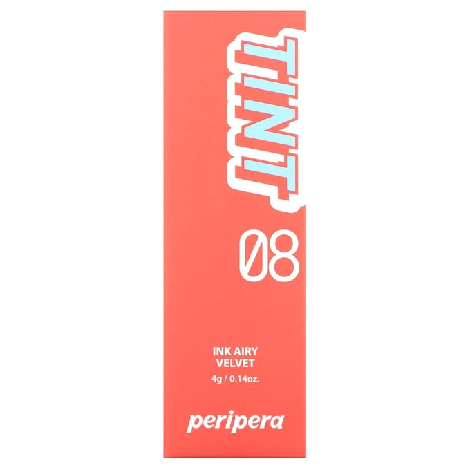 peripera - Ink Airy Velvet AD - 15 Colors #08 Pretty Orange Pink