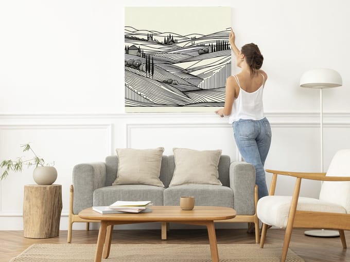 Kunstprint | Wanddecoratie | Dibond | 30 × 30 cm