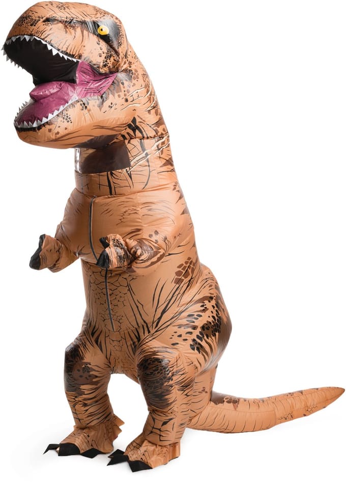 Rubie's Opblaasbare T-rex Dinosaurus Kostuum Volwassenen