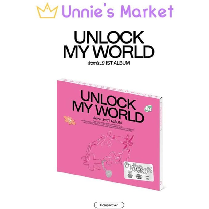 fromis_9 [Ontgrendel mijn wereld] Compacte ver. Random 1ea black