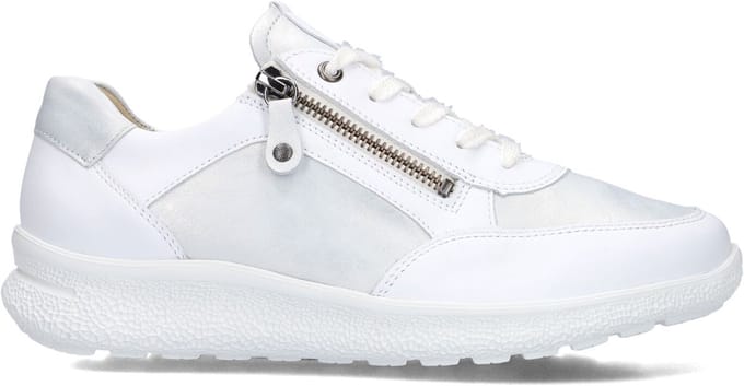 Hartjes Rap Sneakers - Leer - Dames - Wit - Maat 42