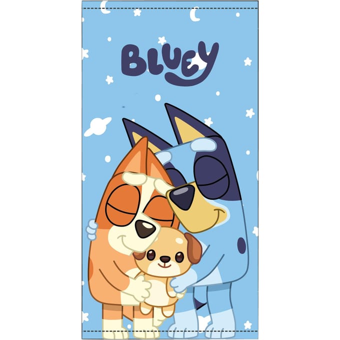 SERVIETTE DE PLAGE BLUEY SÉCHAGE RAPIDE 140 x 70 cm ENFANTS