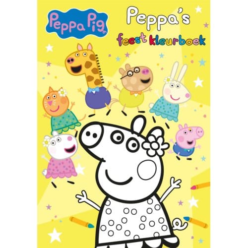 Peppa's Feestkleurboek - Peppa Pig - Neville Astley