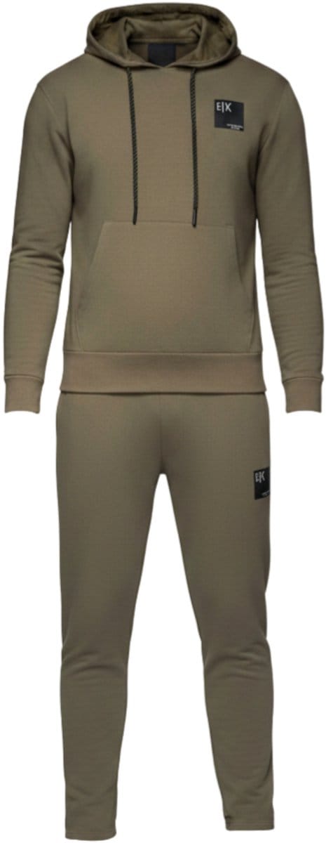 OMBRE Set - Regular Fit - Katoen Donkere Olijf S