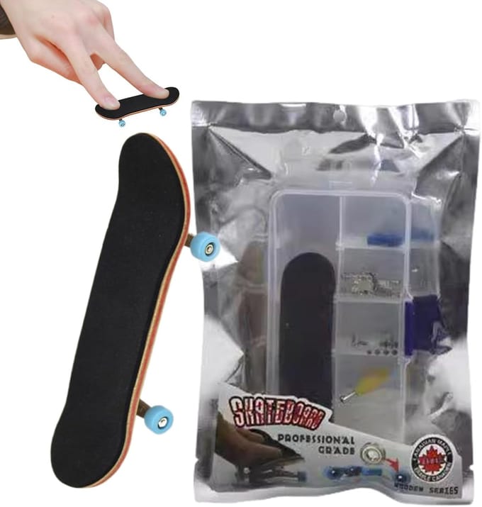 Vinger Skateboards - Mini Skateboard - Tricks Oefenen - Houten Deck - 10 cm - Niet gespecificeerd