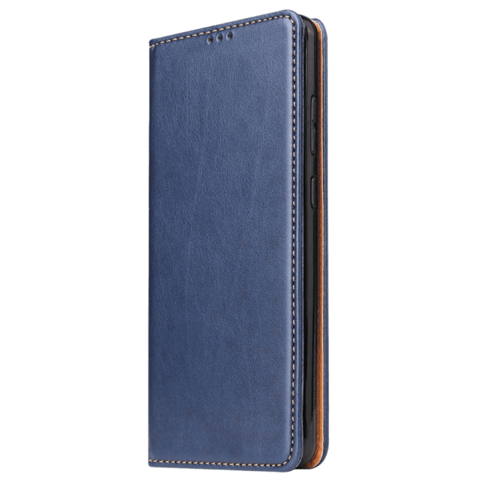 Fierre Shann Samsung Galaxy S20 Ultra Slim Wallet Hoesje  Blauw