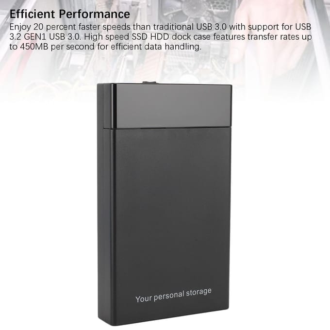 Harde Schijf Behuizing 16TB 5Gbps USB3.0 Plug and Play Externe Harde Schijf Behuizing voor 2.5 3.5 Inch US Plug