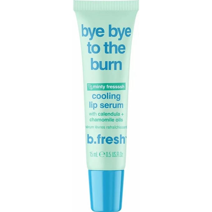 b.fresh, Bye Bye To The Burn, Cooling Lip Serum, Mint, 0.5 fl oz (15 ml) white