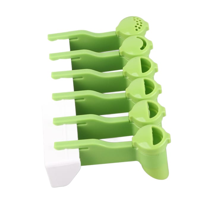 Support à Clips pour Sacs d'Assaisonnement Rotatif Mural Porte-Clips pour Sacs d'Épices avec Fermeture Distributrice pour Uniform Size green