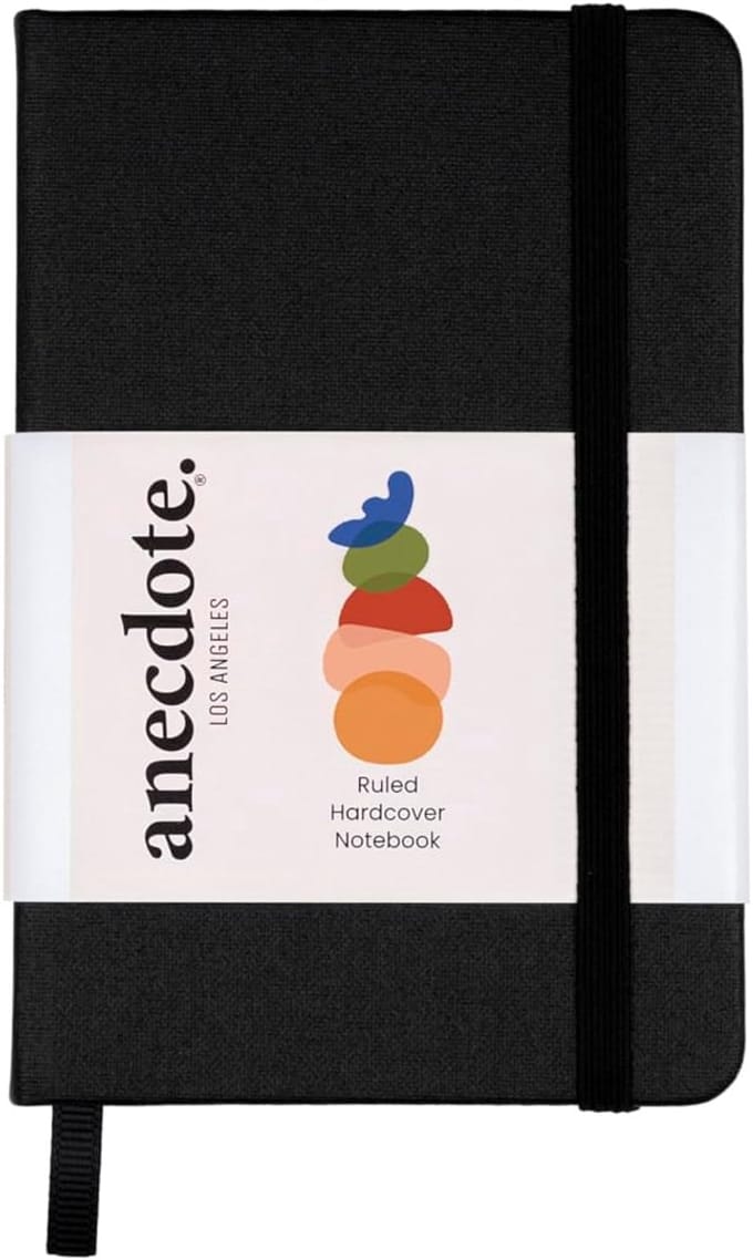 Compact Zwart Notitieboek - Premium Kwaliteit Pocket Journal voor Notities en Lijsten