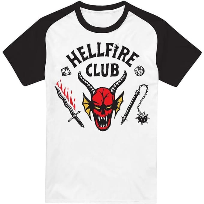 Stranger Things T-shirt - Hellfire Club - S tot XXL - voor Mannen - meerkleurig