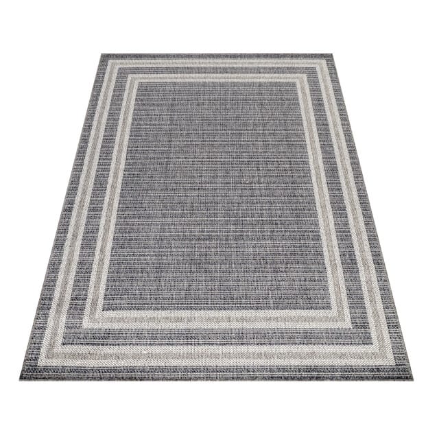 Aruba - Buitenkleed - Weerbestendig Vloerkleed - In & Outdoor - Grijs