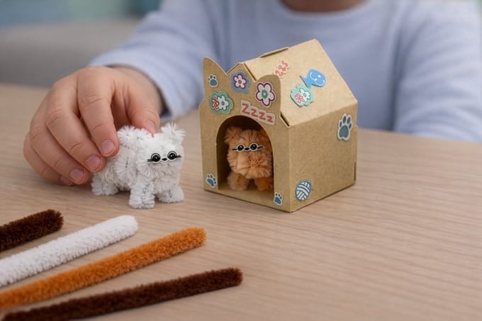 pikkii Mini Furry Friends Kit 143 x 217 x 11 mm