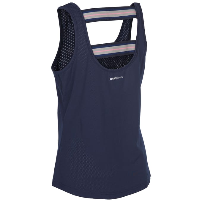 Trespass Dames/dames Emmalyn Lage Rug Vest Top (Marine)