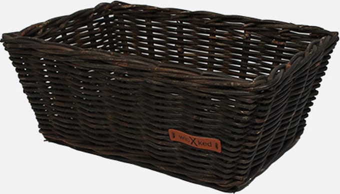 Wicked Trapezium - Fietsmand - Rotan - Zwart - 24L