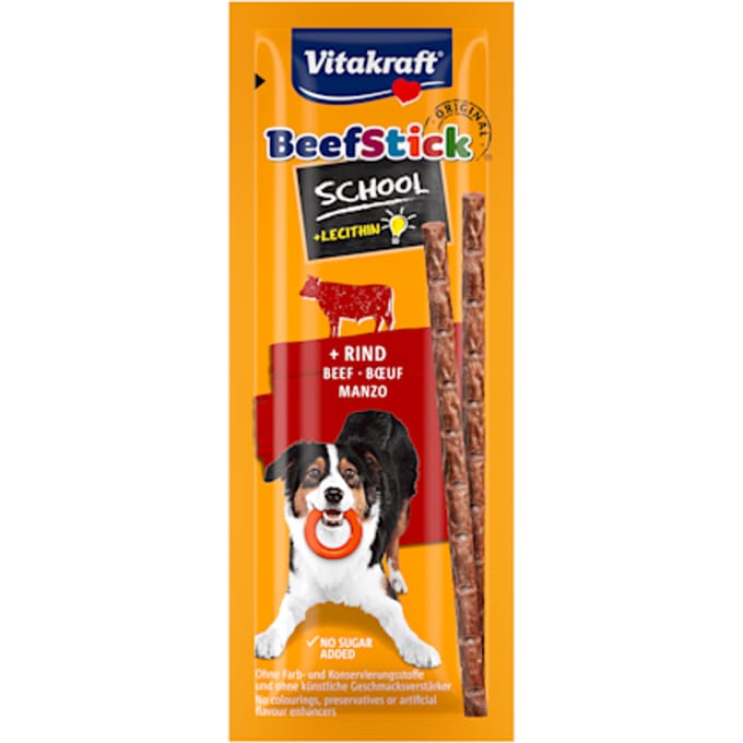 20g Rundvlees 10st. Vitakraft Rundvlees Stick School hondensnacks