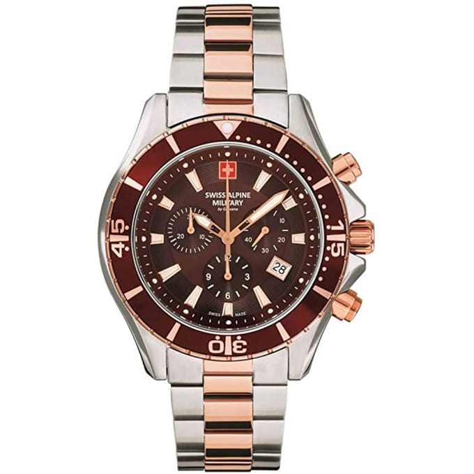 Swiss Alpine Military Quartz Chronograph 7040.9157 10ATM 44MM