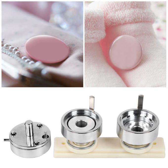 32mm DIY Aluminiumlegering Verwisselbare Matrijs voor Button Maker Badge Machine zwart