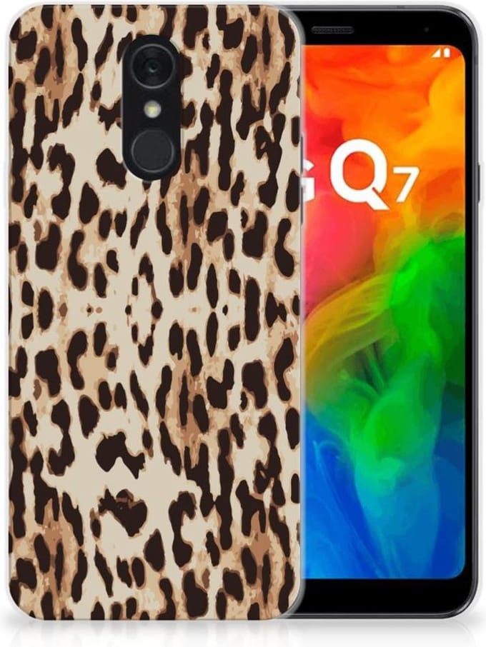 LG Q7 TPU Hoesje Leopard