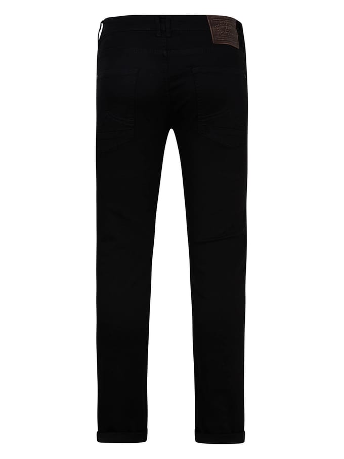 Petrol Industries Heren Jeans Slim Fit Seaham Classic - Spijkerbroek - Essentials Collection - Zwart - Maat W38L32
