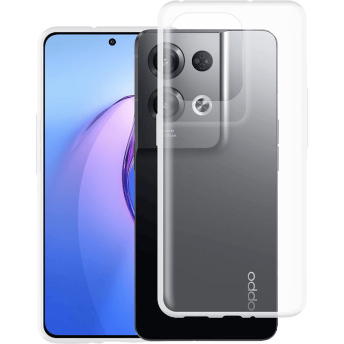 Just in Case OPPO Reno8 Pro TPU Hoesje Transparant