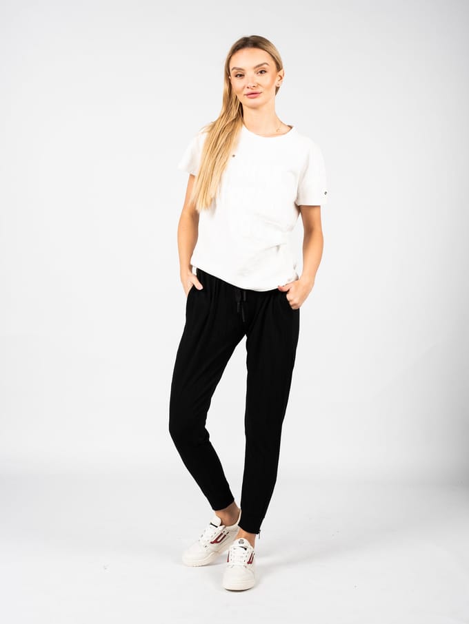 La Haine Inside Us broek Unisex-LW525 Vrouw zwart