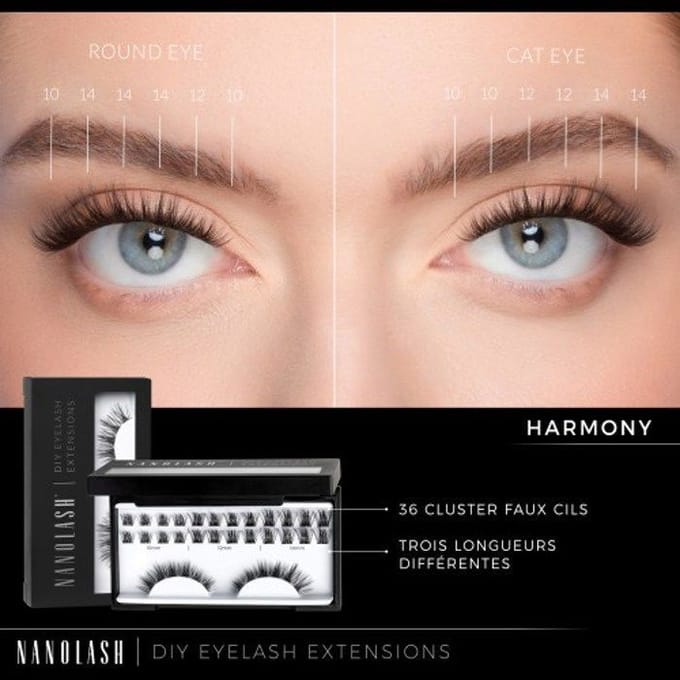 Nanolash DIY Eyelash Starter Kit - Harmony - 36 stuks