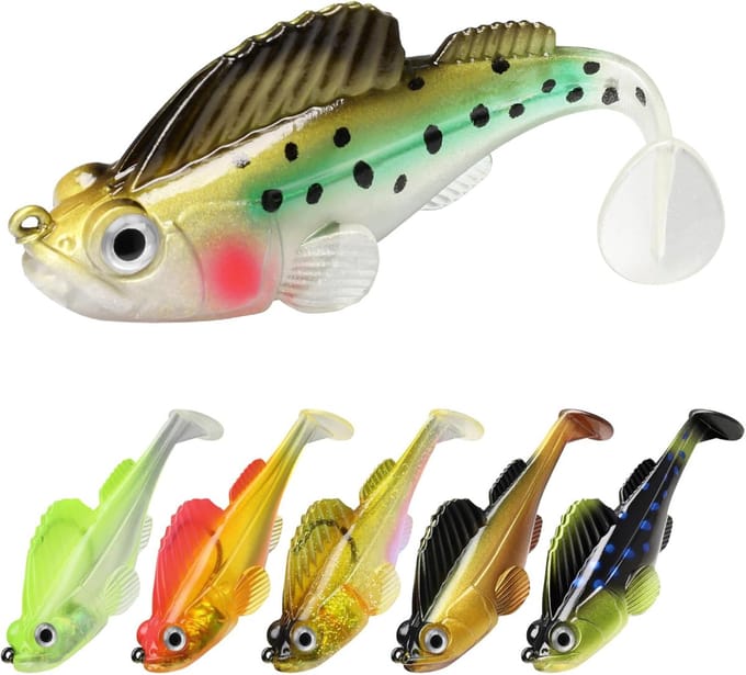 BOTC Kunstaas set - 8 Stuks - 5cm - 10g - pluggen met haak - Kunstaas