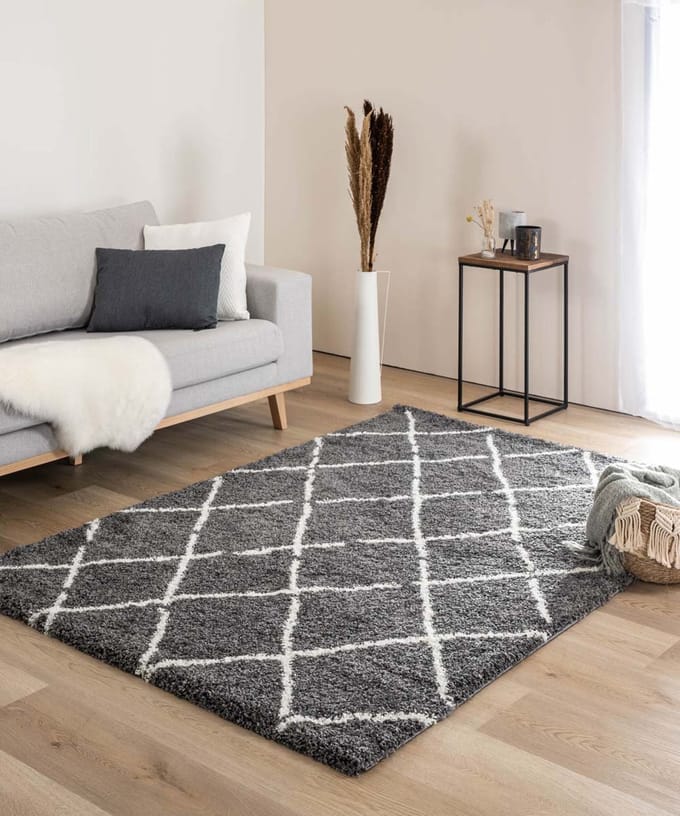 Berber loper - Artisan grijs/wit 80x200