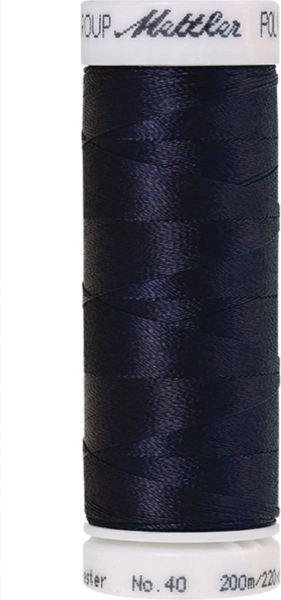 Mettler borduurgaren - Blauw - Nr 3355 - Polysheen - 200 meter