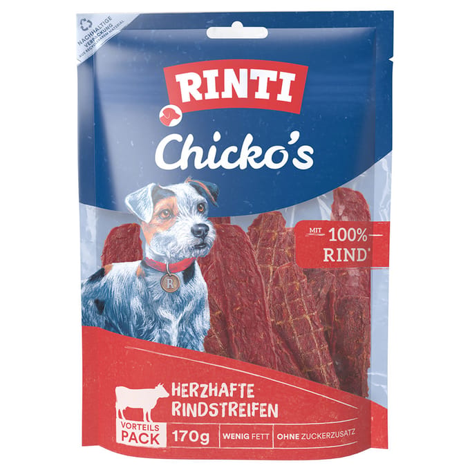 Rinti - Chicko rundvleesreepjes - 9x170g