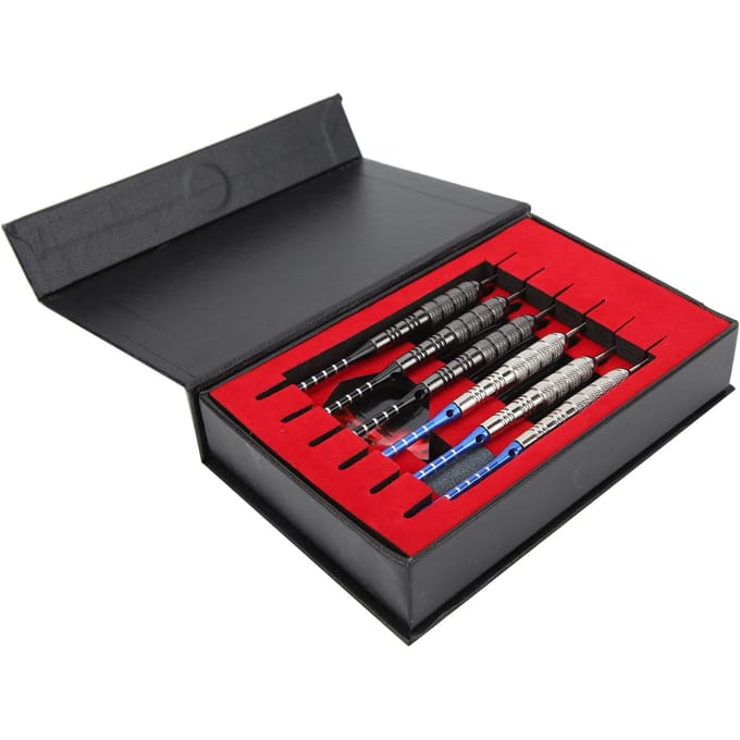 Ensemble de 6 fléchettes de sécurité à pointe dure en alliage d'aluminium, fléchettes de compétition, équipements de sport black