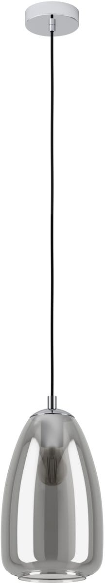 EGLO Alobrase Hanglamp - 1 lichts - Ø20 cm - E27 - Chroom