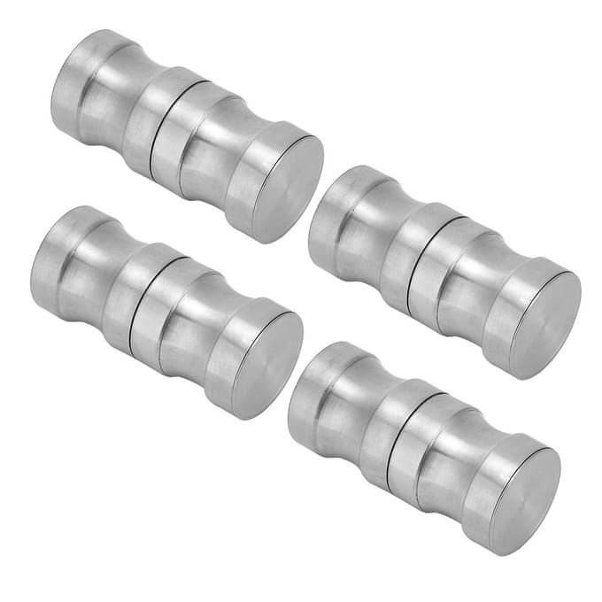 4Set 304 Roestvrij Staal Doucheglasdeur Handvat Trekknoppen Hardware Badkamer Accessoire