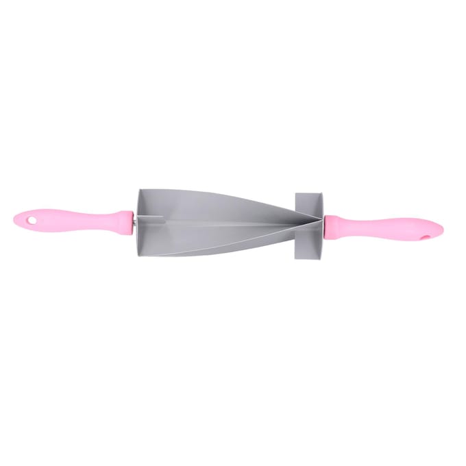 Croissant Deegroller Multifunctioneel Plastic Croissant Snijder Deegroller DIY Keukengadgets Gereedschap L(for 6.5-9kg) gray