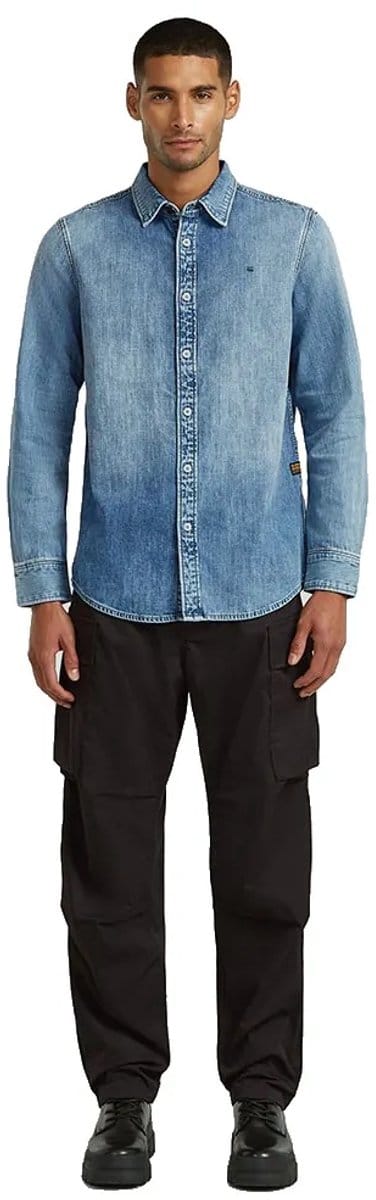 G-Star - Clean slim shirt l\s - Heren - Overhemd